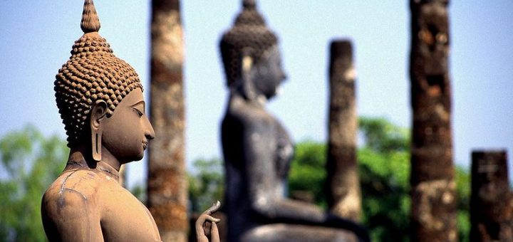 Se kort over Thailand