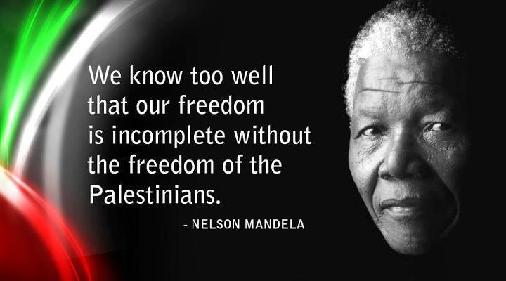 Nelson Mandela Palestinians