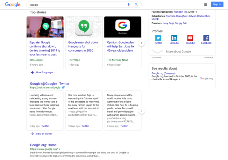 Read more about the article Sticky søgebar hos Google?
